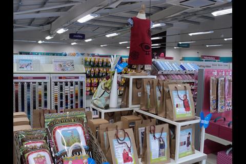 HobbyCraft has unveiled its a new-look store in Orpington